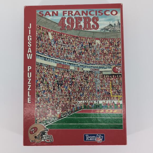 Team NFL Vintage San Francisco 49ers "Fandemonium!" 513 Piece Jigsaw Puzzle GUC - Picture 12 of 12